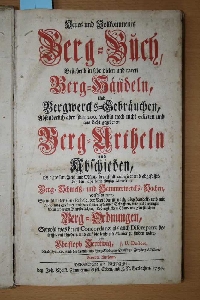 Große Abbildung Nr.1: 140-1967 Herttwig,C.: (Verschiedene Gebiete - Varia, Bergbau)