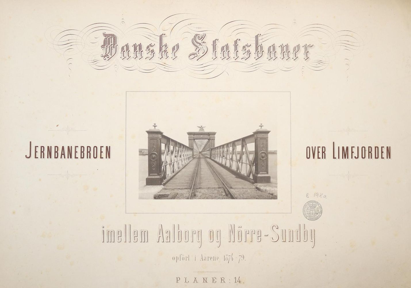 Große Abbildung Nr.2: 140-1981 Danske Statsbaner.: (Verschiedene Gebiete - Varia, Eisenbahn)