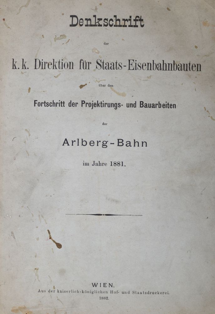 Große Abbildung Nr.2: 140-1983 Denkschrift: (Verschiedene Gebiete - Varia, Eisenbahn)