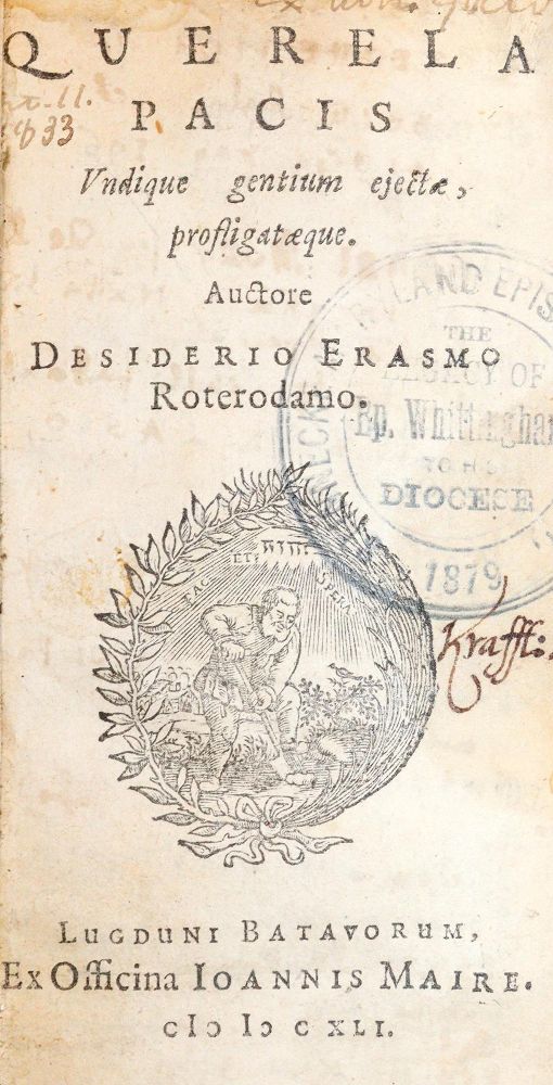 Große Abbildung Nr.1: 140-202 Erasmus Roterodamus,D.: (Alte Drucke, Handschriften und Theologie)