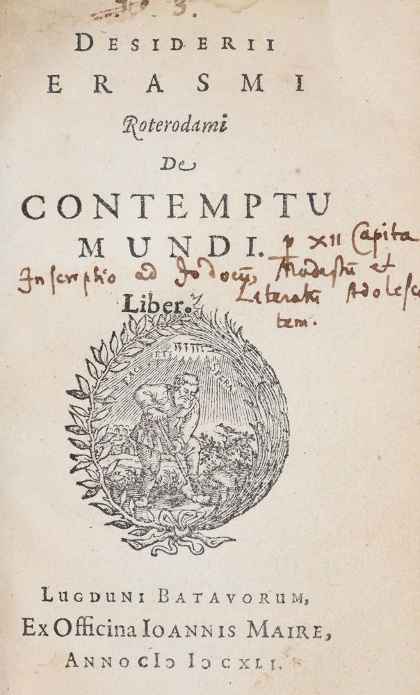 Große Abbildung Nr.82: 140-202 Erasmus Roterodamus,D.: (Alte Drucke, Handschriften und Theologie)