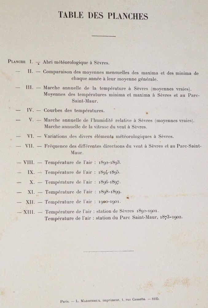Große Abbildung Nr.4: 140-2036 Eiffel,G.: (Verschiedene Gebiete - Varia, Meteorologie)