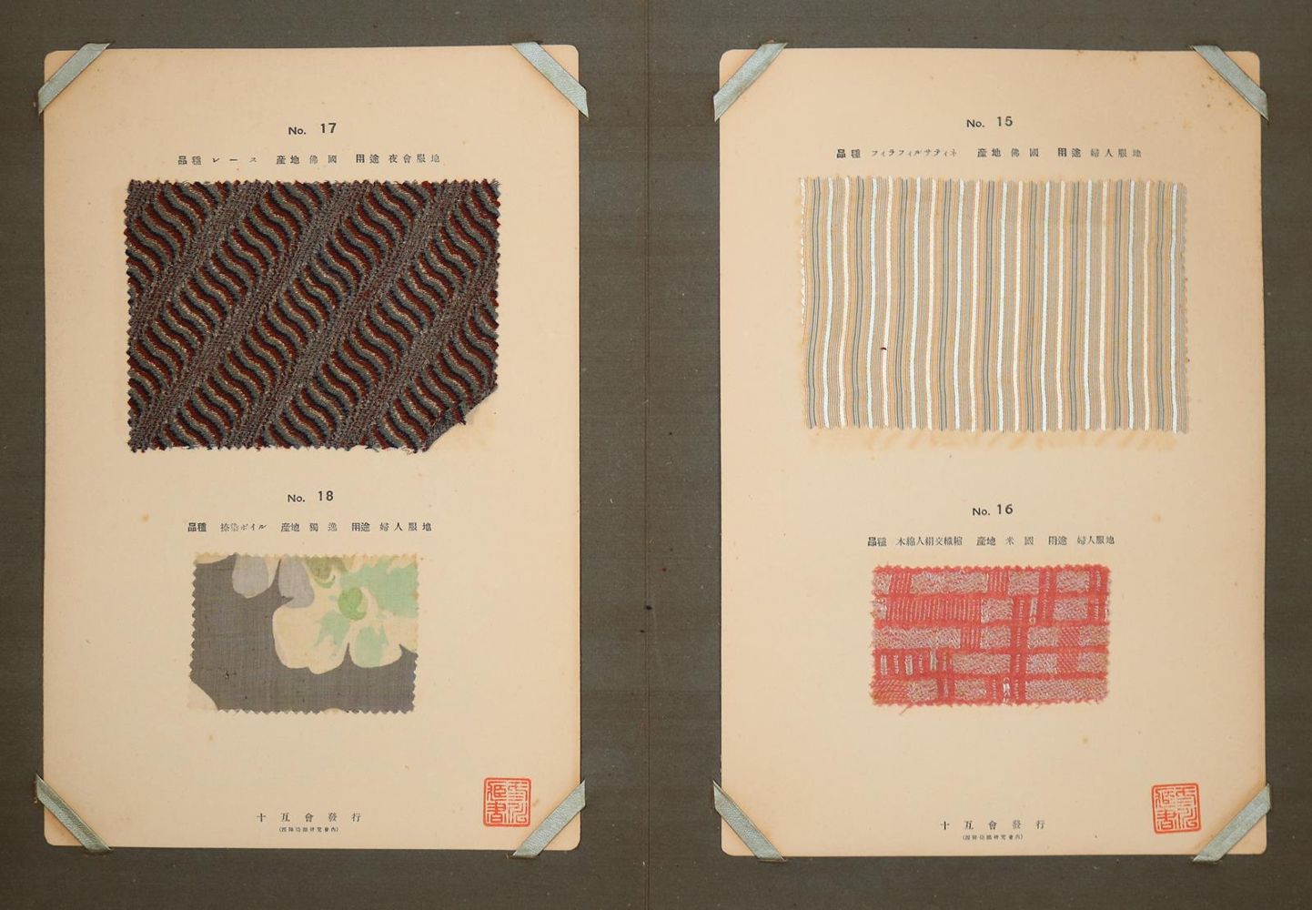 Große Abbildung Nr.2: 140-2072 Nishijin.: (Verschiedene Gebiete - Varia, Textil, Japan)
