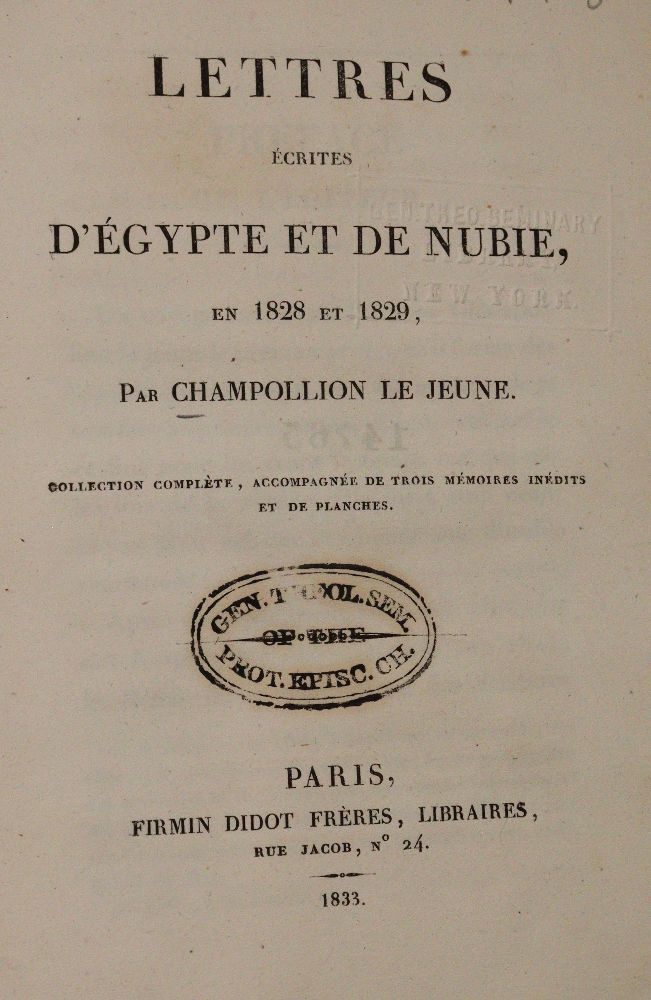 Große Abbildung Nr.1: 140-2084 Champollion,(J.F.).: (Afrika, Ägypten)