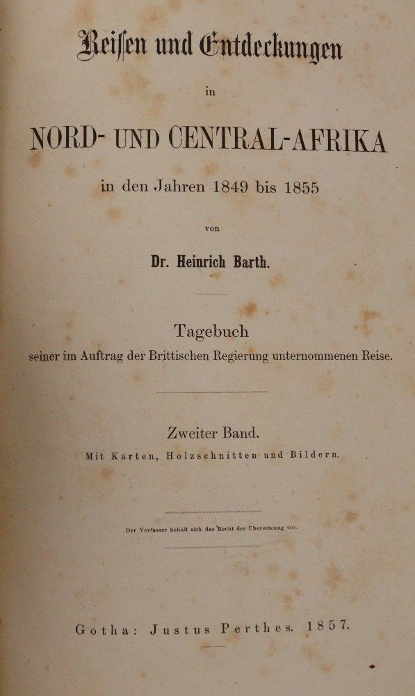Große Abbildung Nr.1: 140-2089 Barth,H.: (Afrika)