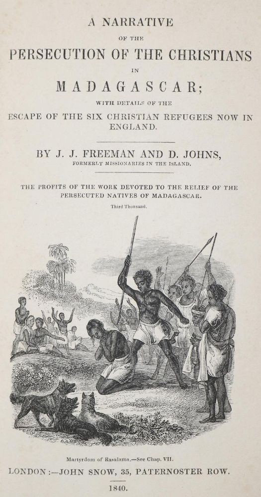 Große Abbildung Nr.2: 140-2099 Freeman,J.J. u. D.Johns.: (Afrika, Madagaskar)