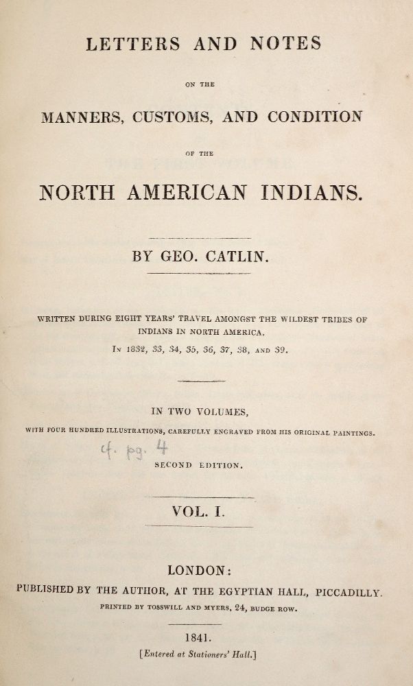 Große Abbildung Nr.1: 140-2113 Catlin,G.: (Amerika)