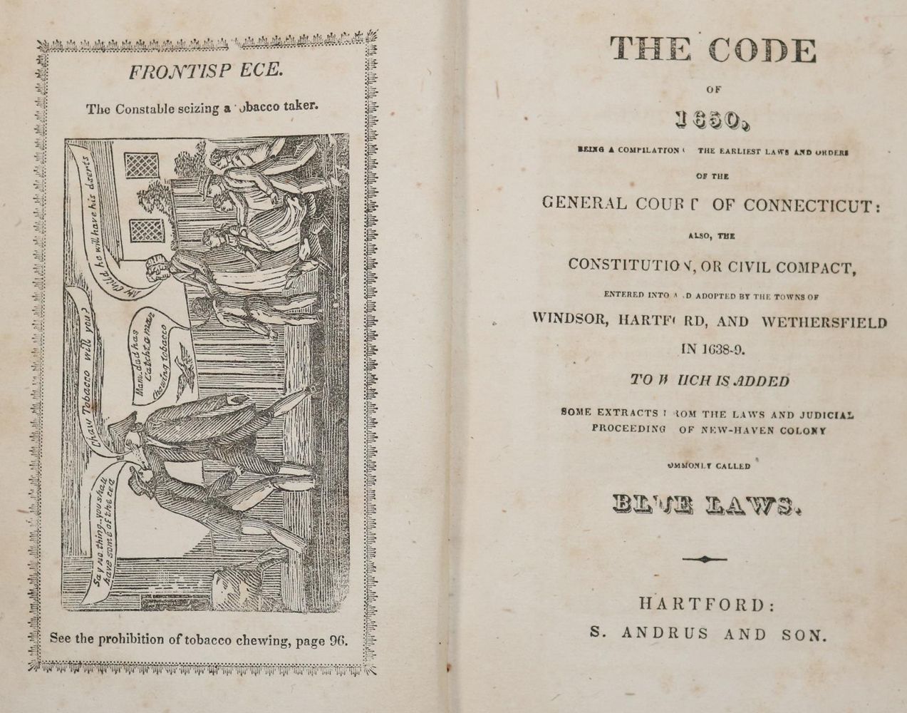 Große Abbildung Nr.1: 140-2115 Code of 1650, The,: (Amerika)