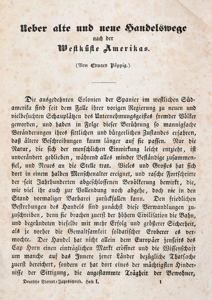 Große Abbildung Nr.1: 140-2133 Pöppig,E.: (Amerika)