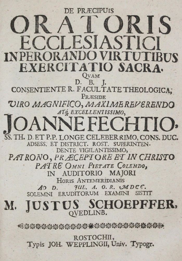Große Abbildung Nr.37: 140-214 Fecht,J.: (Alte Drucke, Handschriften und Theologie)