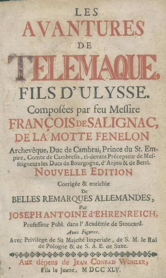 Große Abbildung Nr.1: 140-215 Fenelon, Francois de Salignac de la Motte.: (Alte Drucke, Handschriften und Theologie)