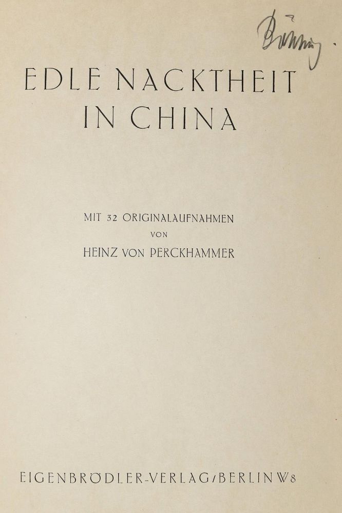 Große Abbildung Nr.1: 140-2165 Perckhammer,H.v.: (Asien, China)