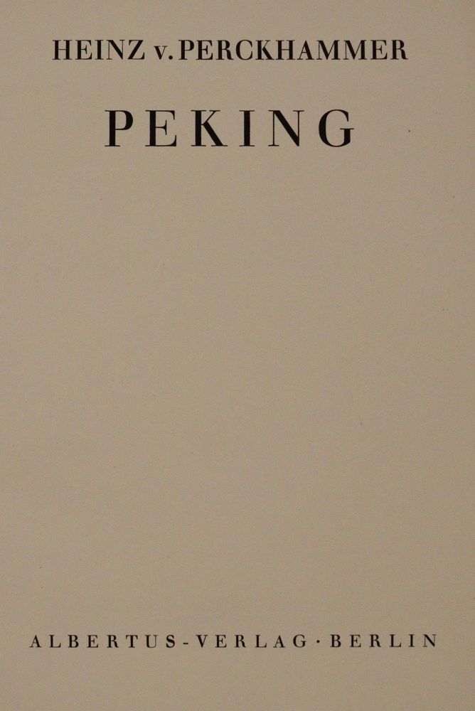 Große Abbildung Nr.3: 140-2166 Perckhammer,H.v.: (Asien, China)