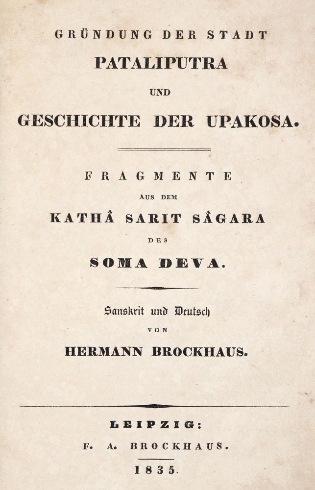 Große Abbildung Nr.1: 140-2178 Brockhaus,H. (Übers.).: (Asien, Indien)