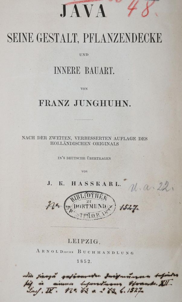 Große Abbildung Nr.2: 140-2189 Junghuhn,F.: (Asien, Java)