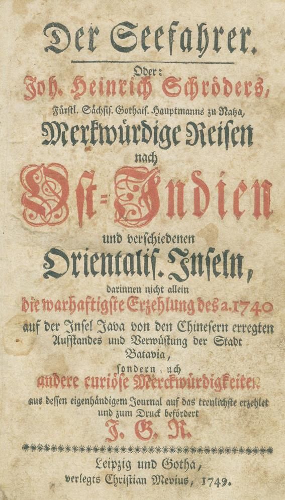 Große Abbildung Nr.1: 140-2196 Schröder,J.H.: (Asien, Java)