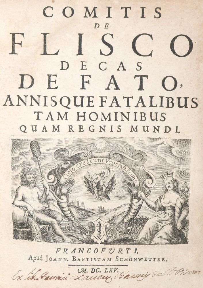 Große Abbildung Nr.1: 140-220 Flisco,(M.)de.: (Alte Drucke, Handschriften und Theologie)