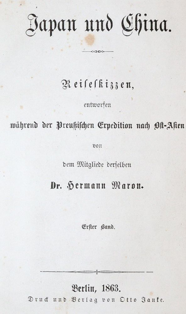 Große Abbildung Nr.1: 140-2200 Maron,H.: (Asien)