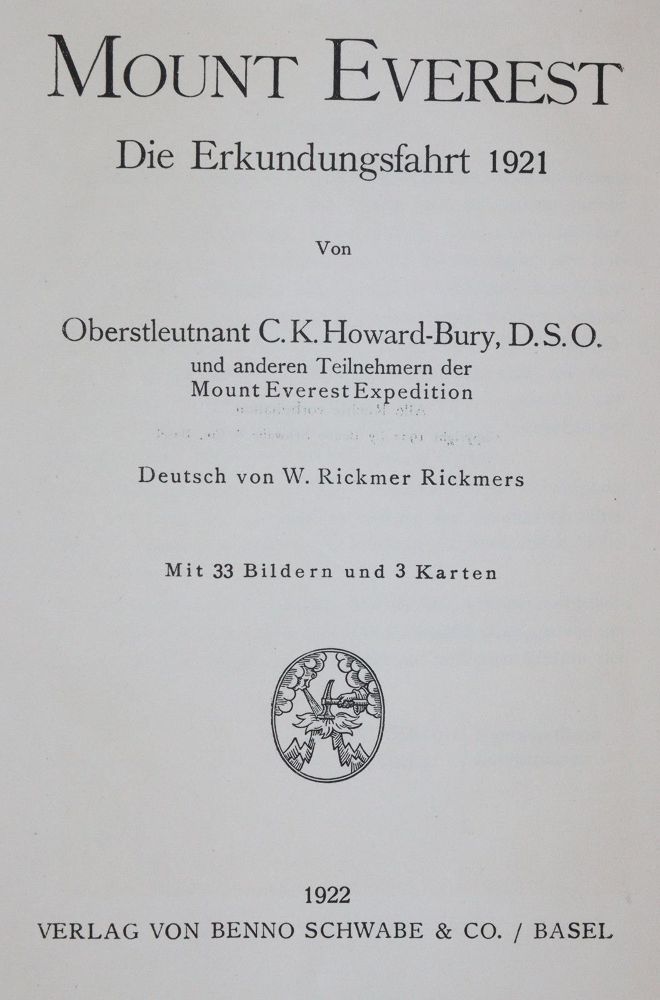 Große Abbildung Nr.1: 140-2201 Ruttledge,H.: (Asien, Mount Everest)