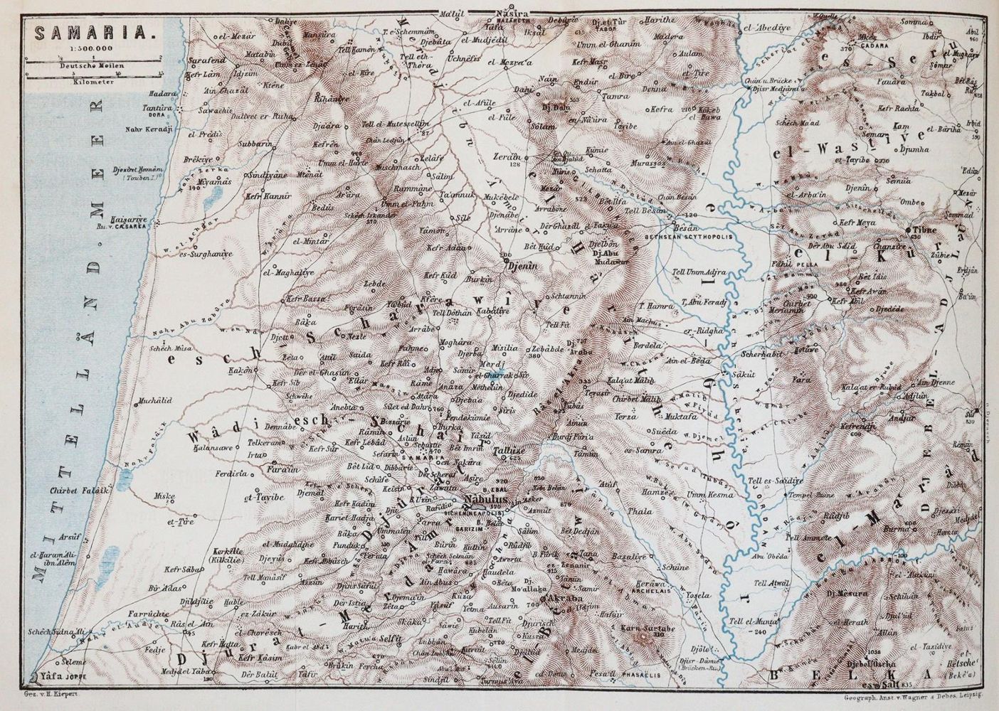 Große Abbildung Nr.3: 140-2206 Rückert,K.T.: (Asien, Palästina)