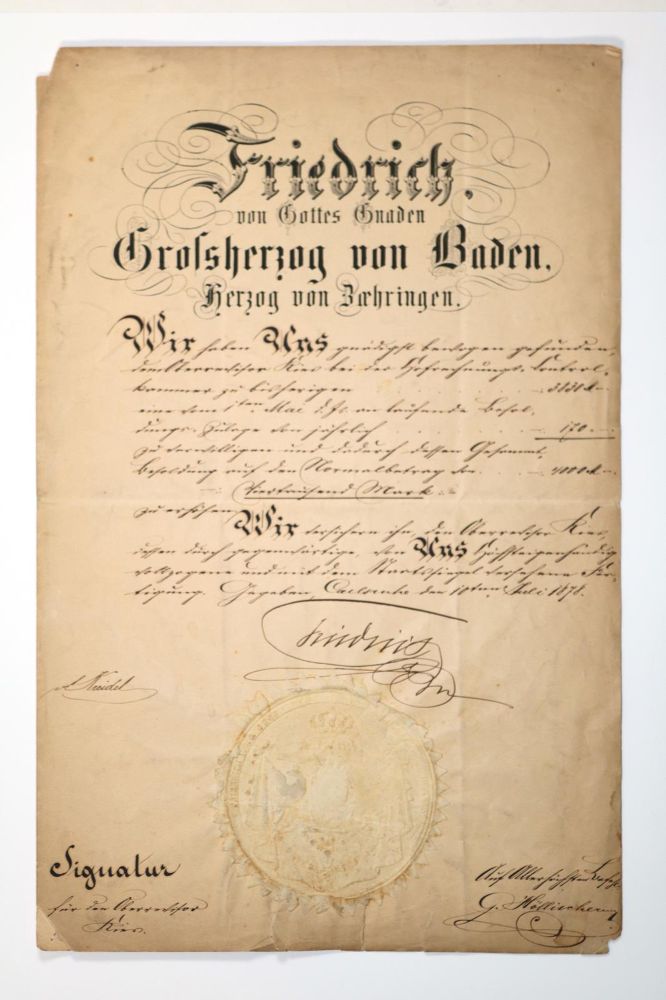 Große Abbildung Nr.1: 140-2238 Friedrich I.,: (Deutschland, Baden)