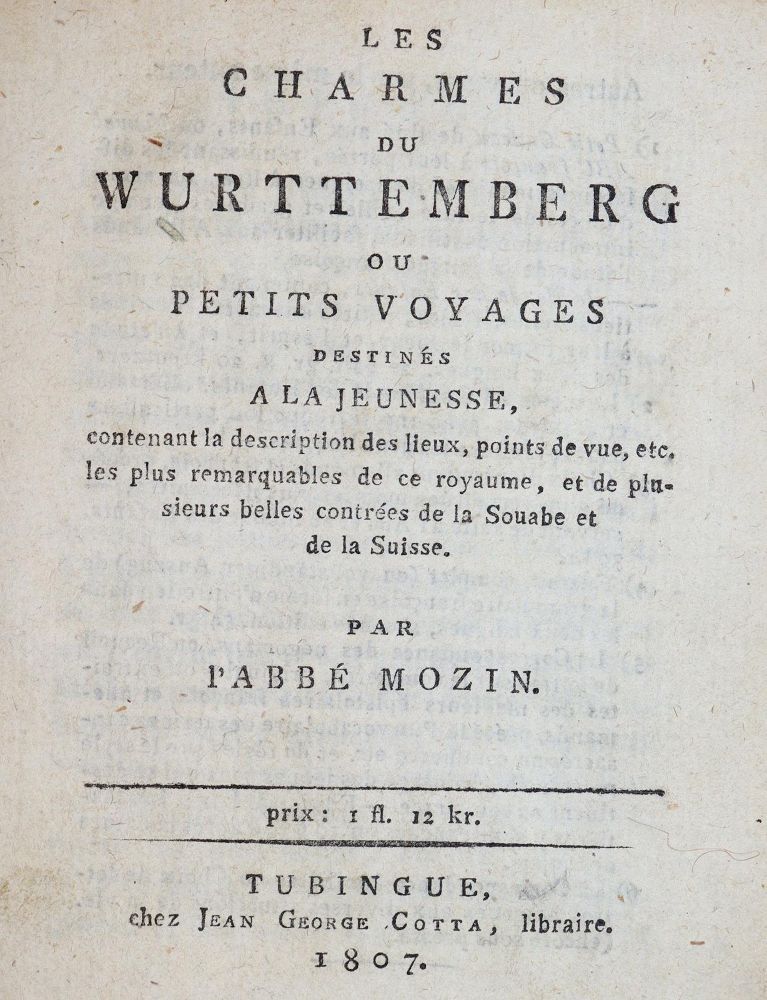 Große Abbildung Nr.1: 140-2242 Mozin,(D.J.).: (Deutschland, Baden-Württemberg)