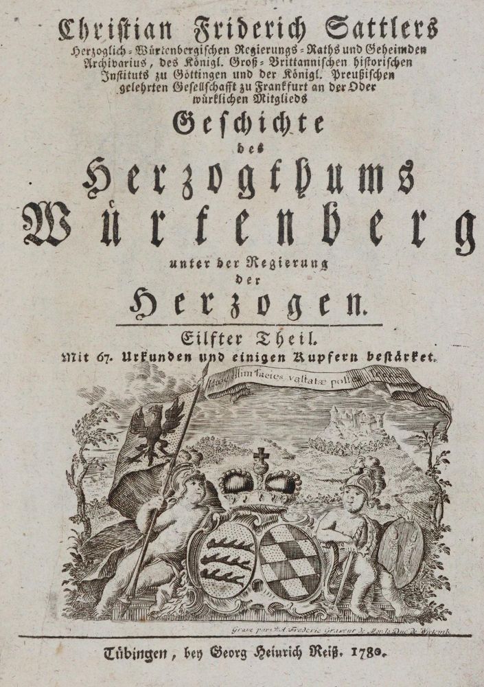 Große Abbildung Nr.1: 140-2245 Sattler,C.F.: (Deutschland, Baden-Württemberg)