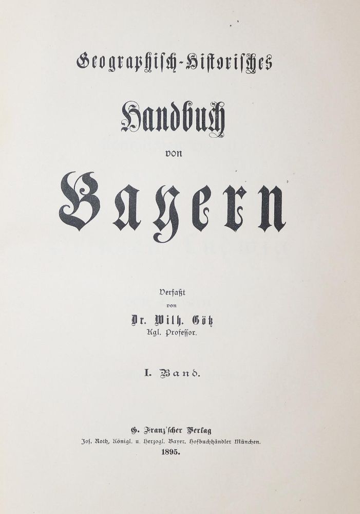 Große Abbildung Nr.2: 140-2251 Götz,W.: (Deutschland, Bayern)