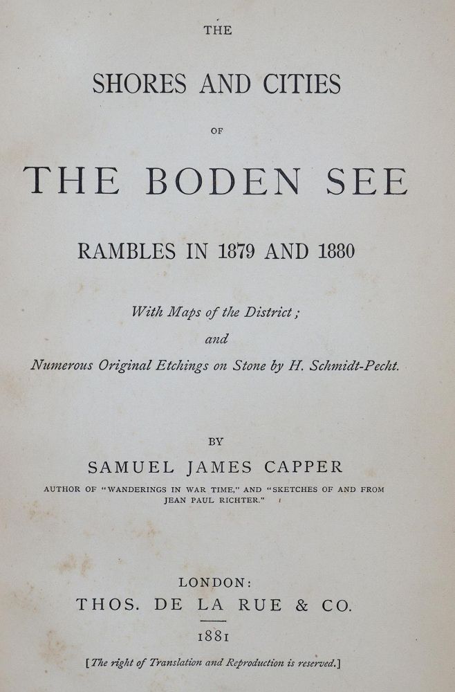 Große Abbildung Nr.1: 140-2258 Capper,S.J.: (Deutschland, Bodensee)