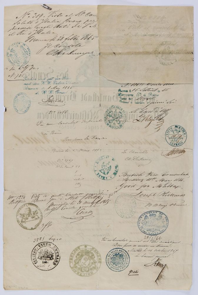 Große Abbildung Nr.2: 140-2260 Reisepass: (Deutschland, Bremen)