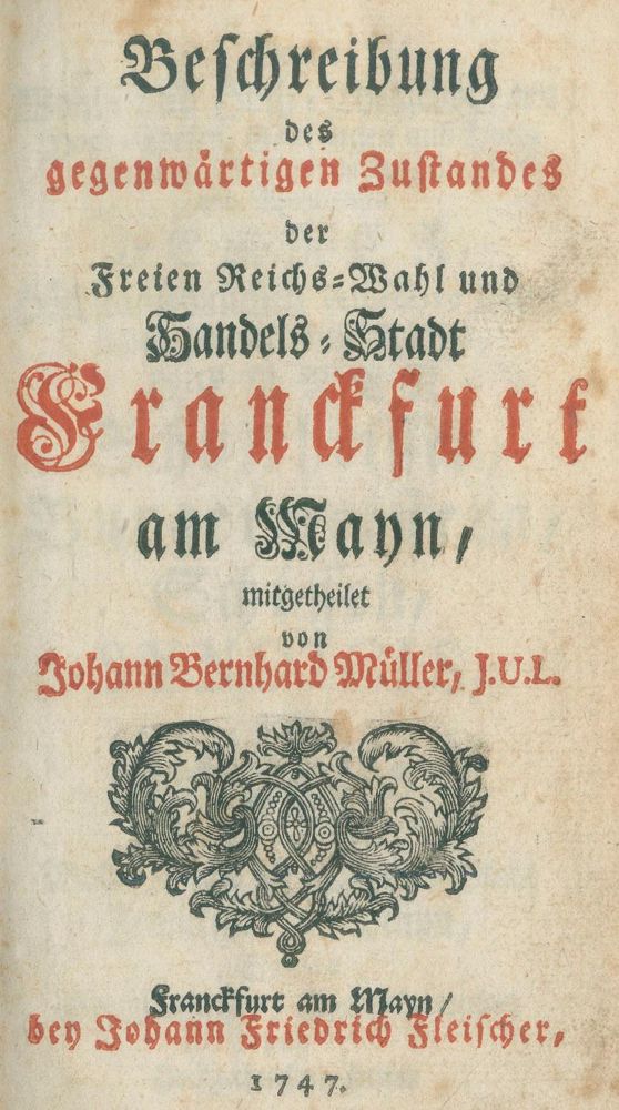 Große Abbildung Nr.1: 140-2273 Müller,J.B.: (Deutschland, Frankfurt a.M.)