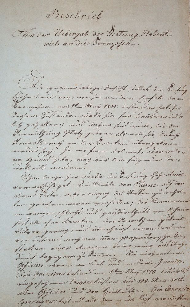 Große Abbildung Nr.1: 140-2285 Hohentwiel.: (Deutschland, Handschriften)