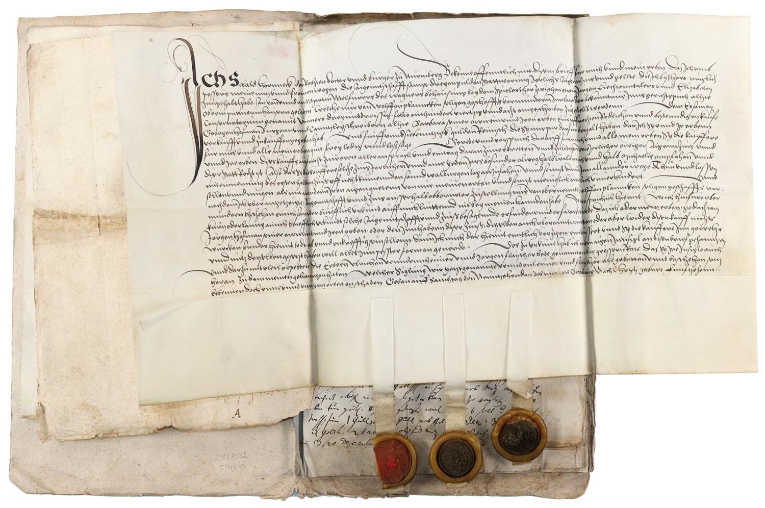 Große Abbildung Nr.2: 140-2286 Nürnberg.: (Deutschland, Handschriften)