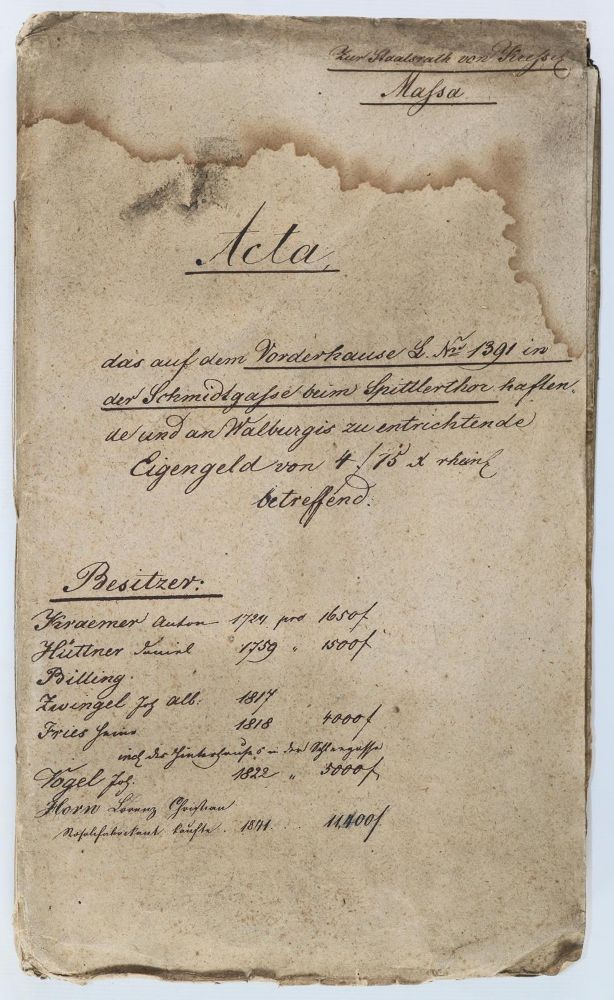 Große Abbildung Nr.3: 140-2286 Nürnberg.: (Deutschland, Handschriften)