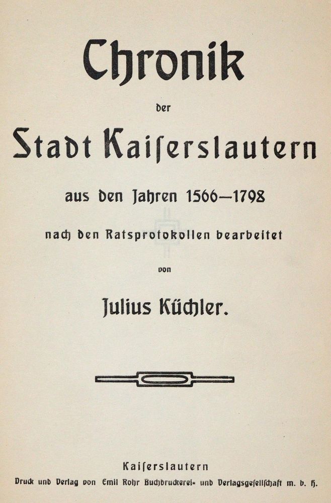 Große Abbildung Nr.1: 140-2298 Kaiserslautern.: (Deutschland)