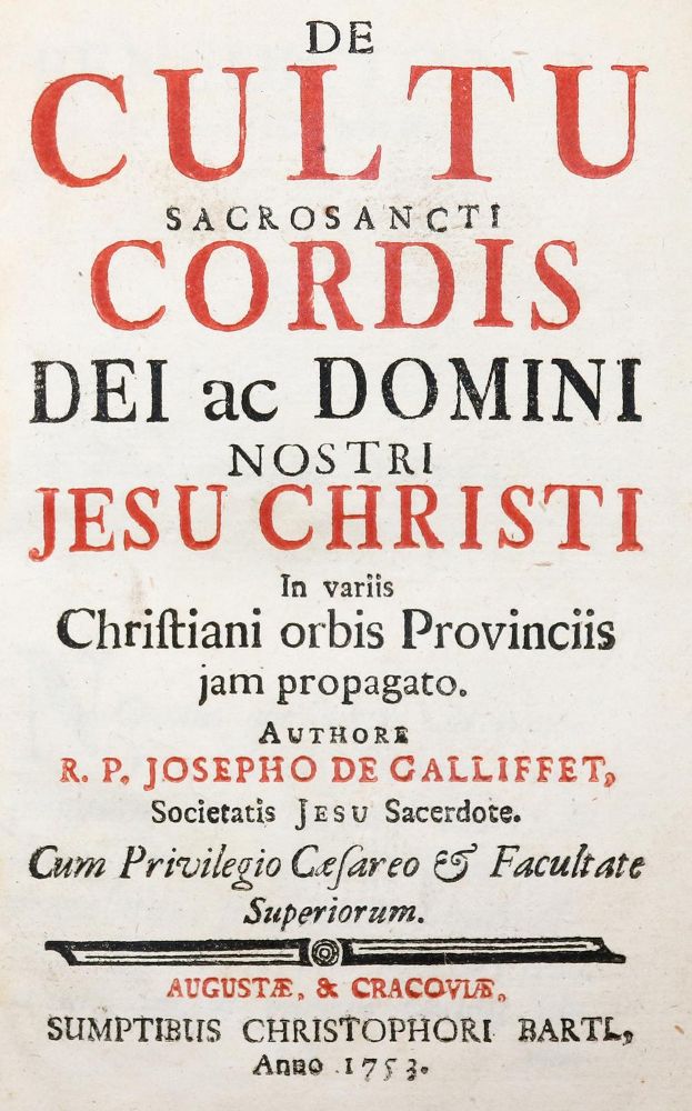 Große Abbildung Nr.1: 140-234 Gallifet,J.v.: (Alte Drucke, Handschriften und Theologie)