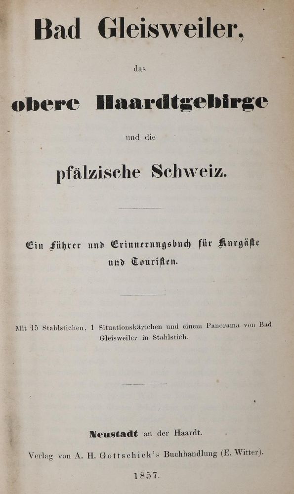 Große Abbildung Nr.1: 140-2340 Bad Gleisweiler,: (Deutschland, Pfalz)