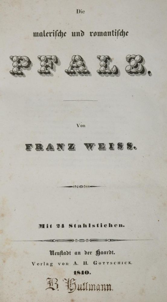 Große Abbildung Nr.2: 140-2377 Weiss,F.: (Deutschland, Rheinpfalz)