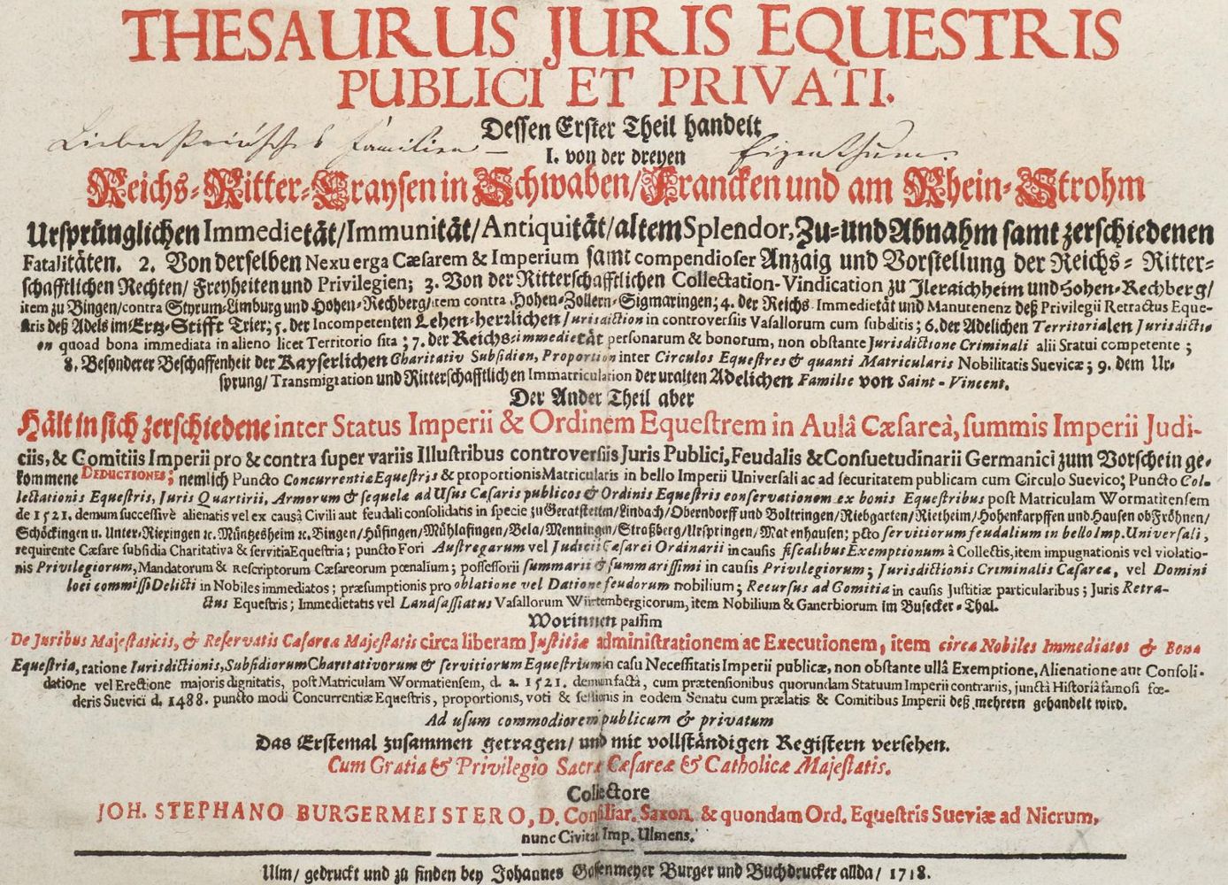 Große Abbildung Nr.1: 140-2391 Burgermeister,J.S.: (Deutschland, Schwaben)