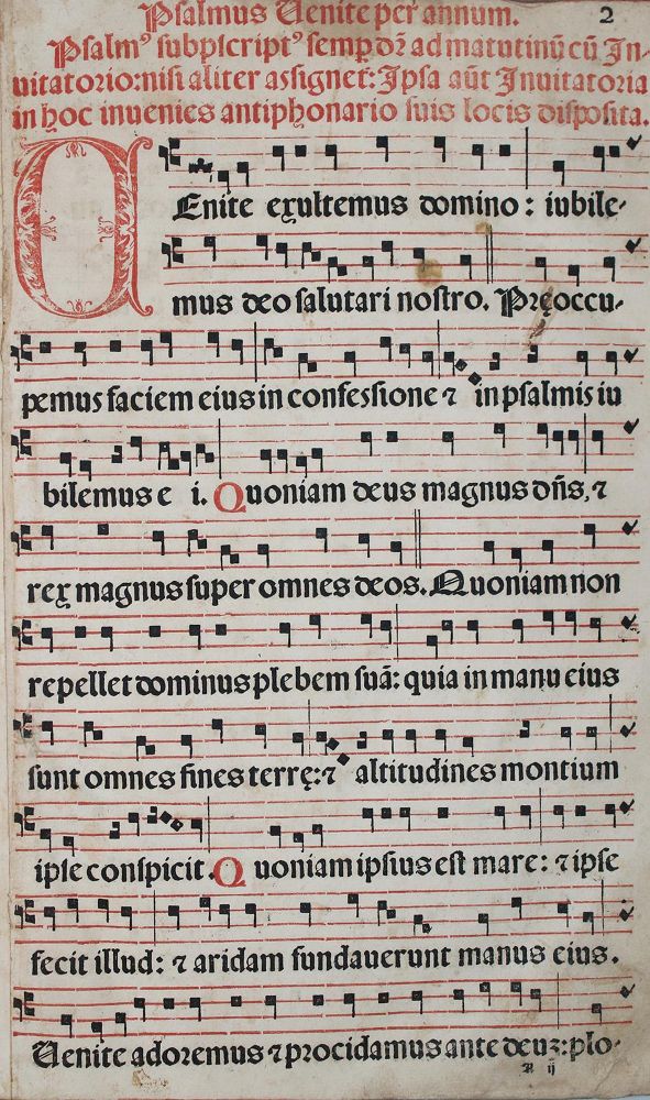 Große Abbildung Nr.2: 140-24 Antiphonarum Romanum:: (Alte Drucke, Handschriften und Theologie)