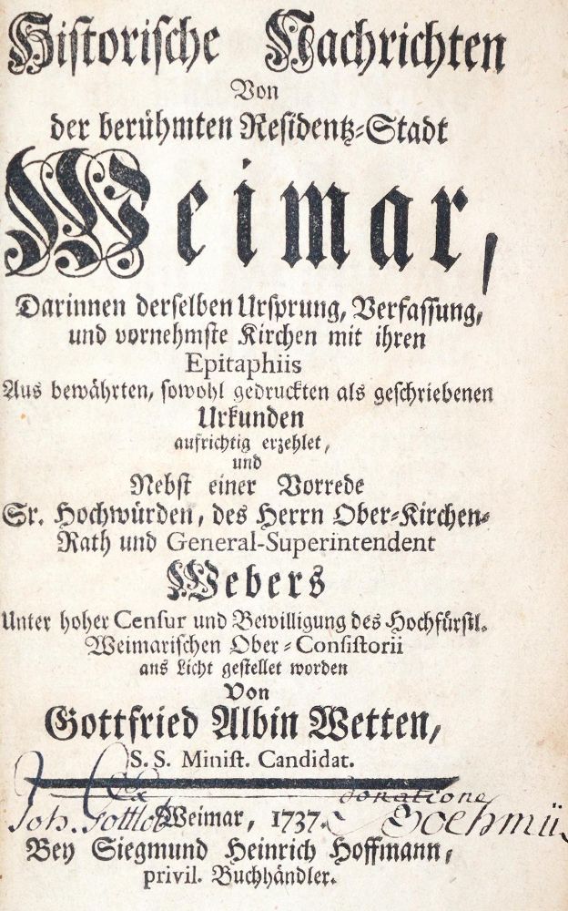 Große Abbildung Nr.1: 140-2413 Wette,G.A.: (Deutschland, Weimar)