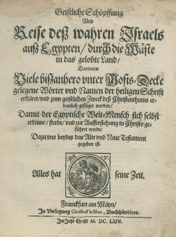 Große Abbildung Nr.1: 140-243 Geistliche Schöpfung: (Alte Drucke, Handschriften und Theologie)