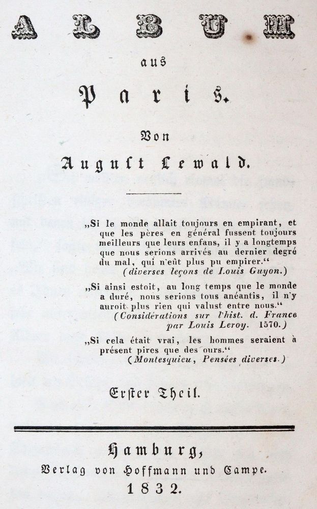 Große Abbildung Nr.1: 140-2433 Lewald,A.: (Frankreich)