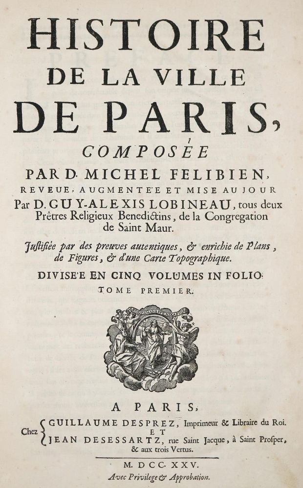 Große Abbildung Nr.4: 140-2437 Felibien,M.: (Frankreich, Paris)