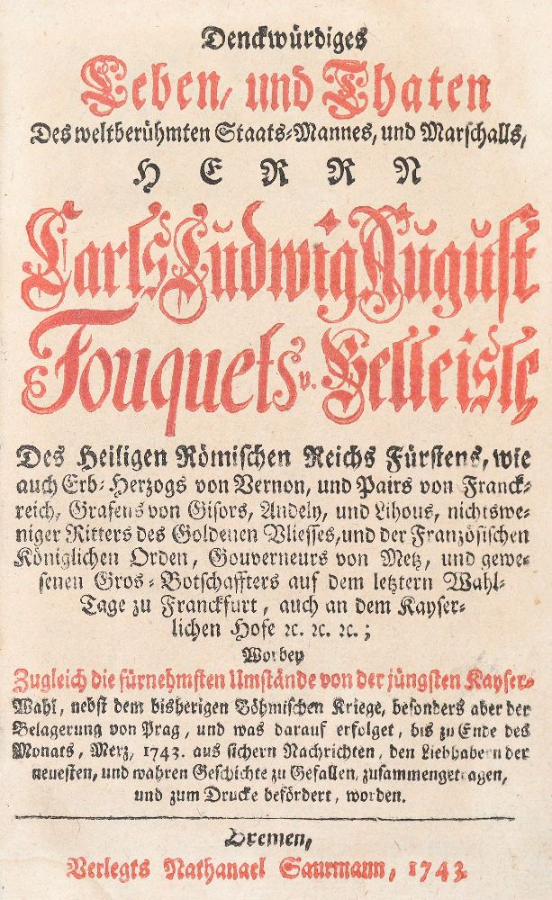 Große Abbildung Nr.1: 140-2441 (Winckler von Mohrenfels,J.P.).: (Frankreich)