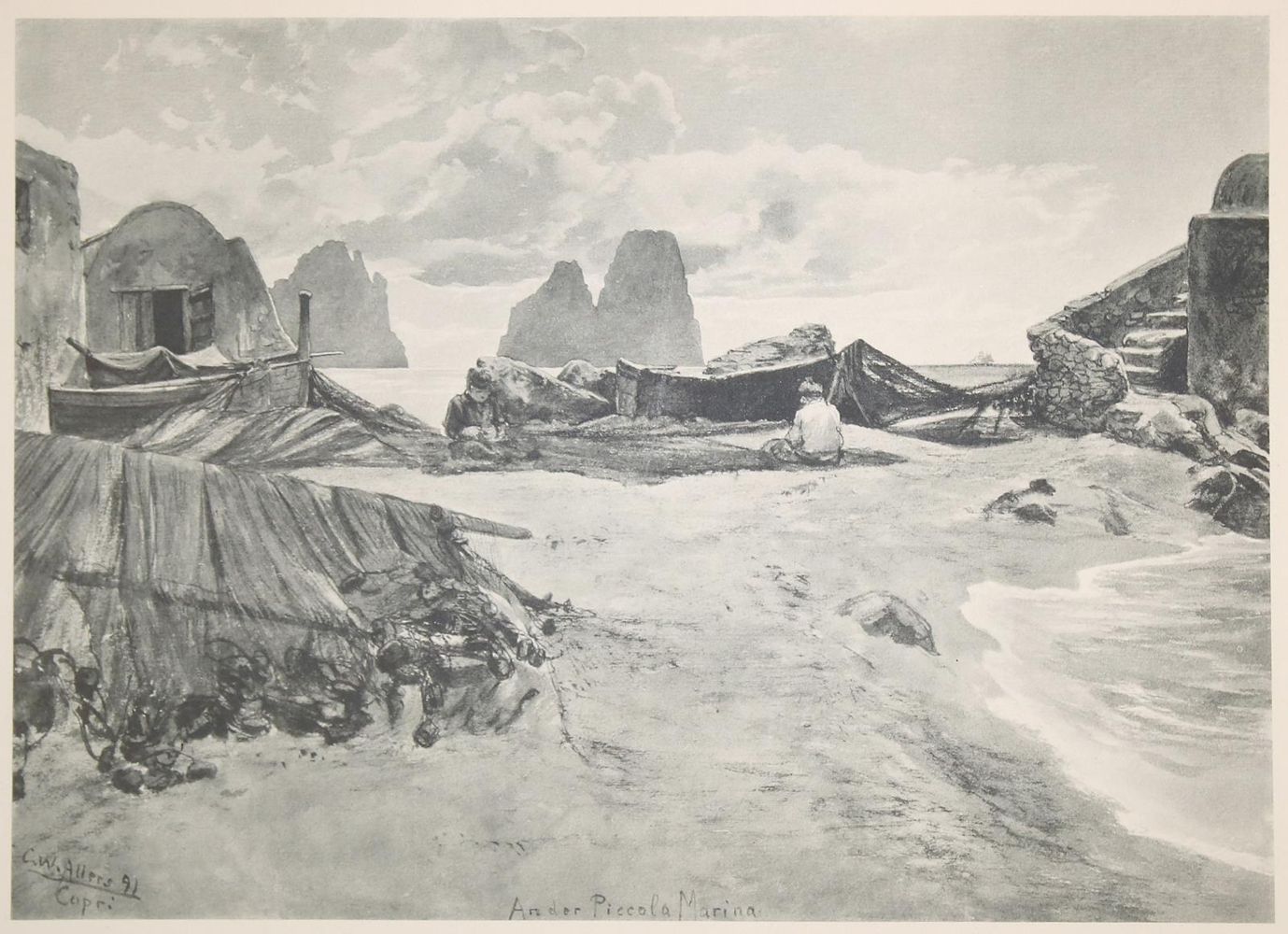 Große Abbildung Nr.1: 140-2449 Allers,C.W.: (Italien, Capri)
