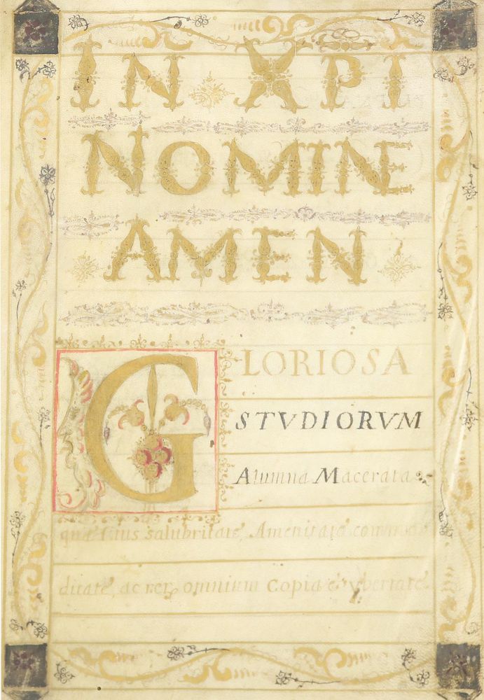 Große Abbildung Nr.1: 140-2457 Macerata.: (Italien, Handschriften)