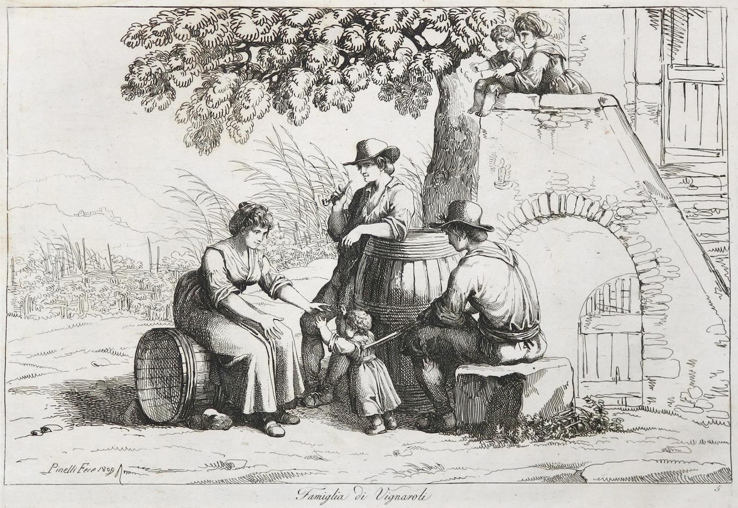 Große Abbildung Nr.1: 140-2465 Pinelli,B.: (Italien)