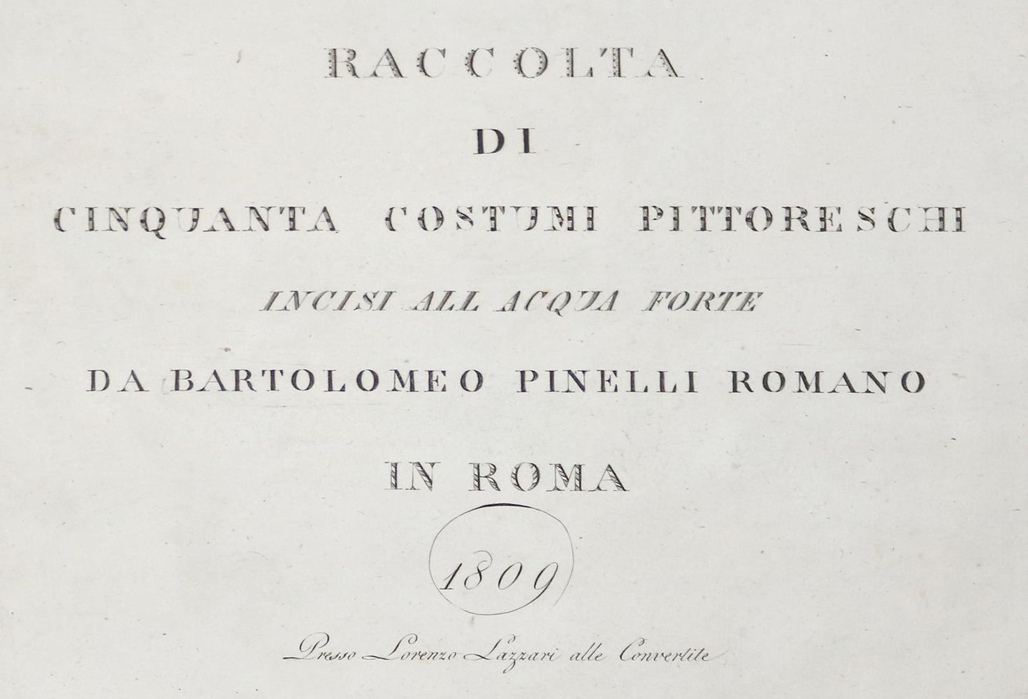 Große Abbildung Nr.3: 140-2465 Pinelli,B.: (Italien)