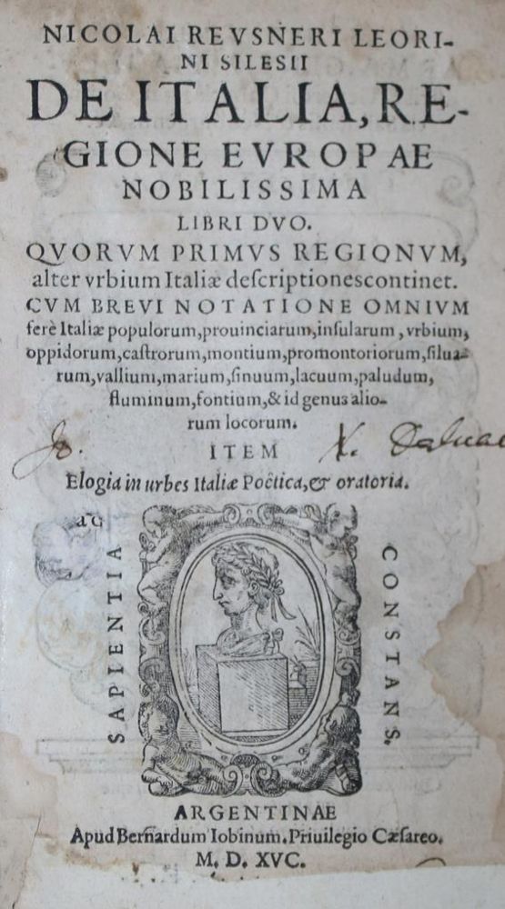 Große Abbildung Nr.1: 140-2466 Reusner,N.: (Italien)